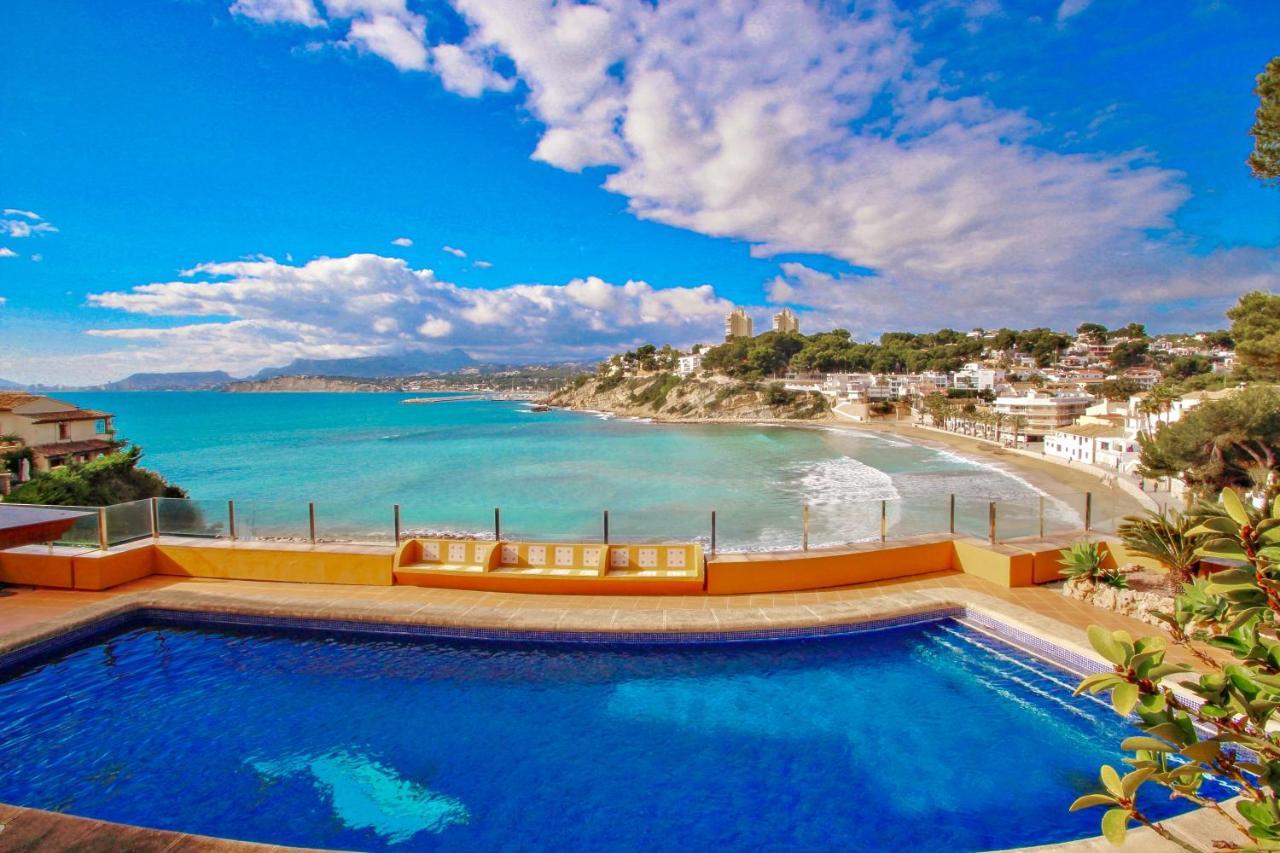 El Portet - Beachfront Holiday Home With Private Pool In Moraira Bagian luar foto